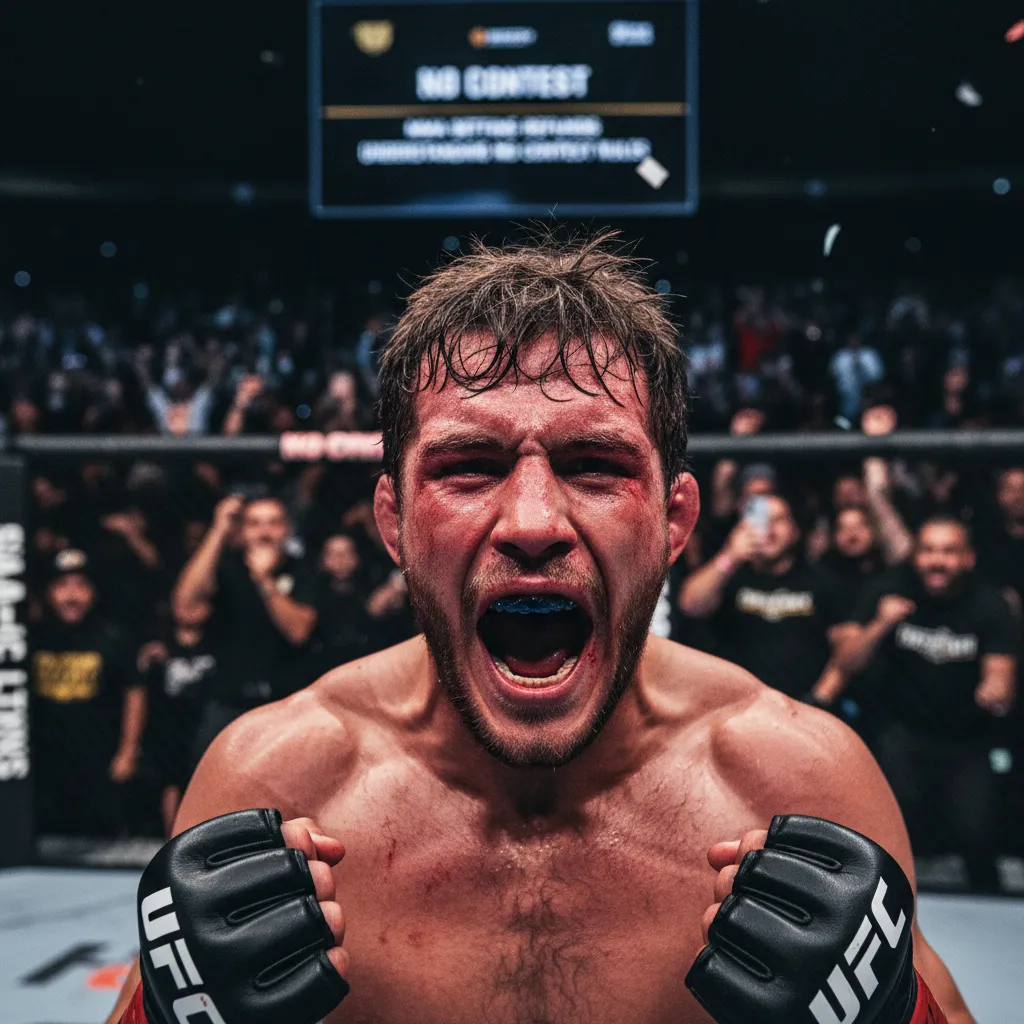 Cú lên gối phạm luật trong trận Eddie Alvarez vs. Dustin Poirier 1