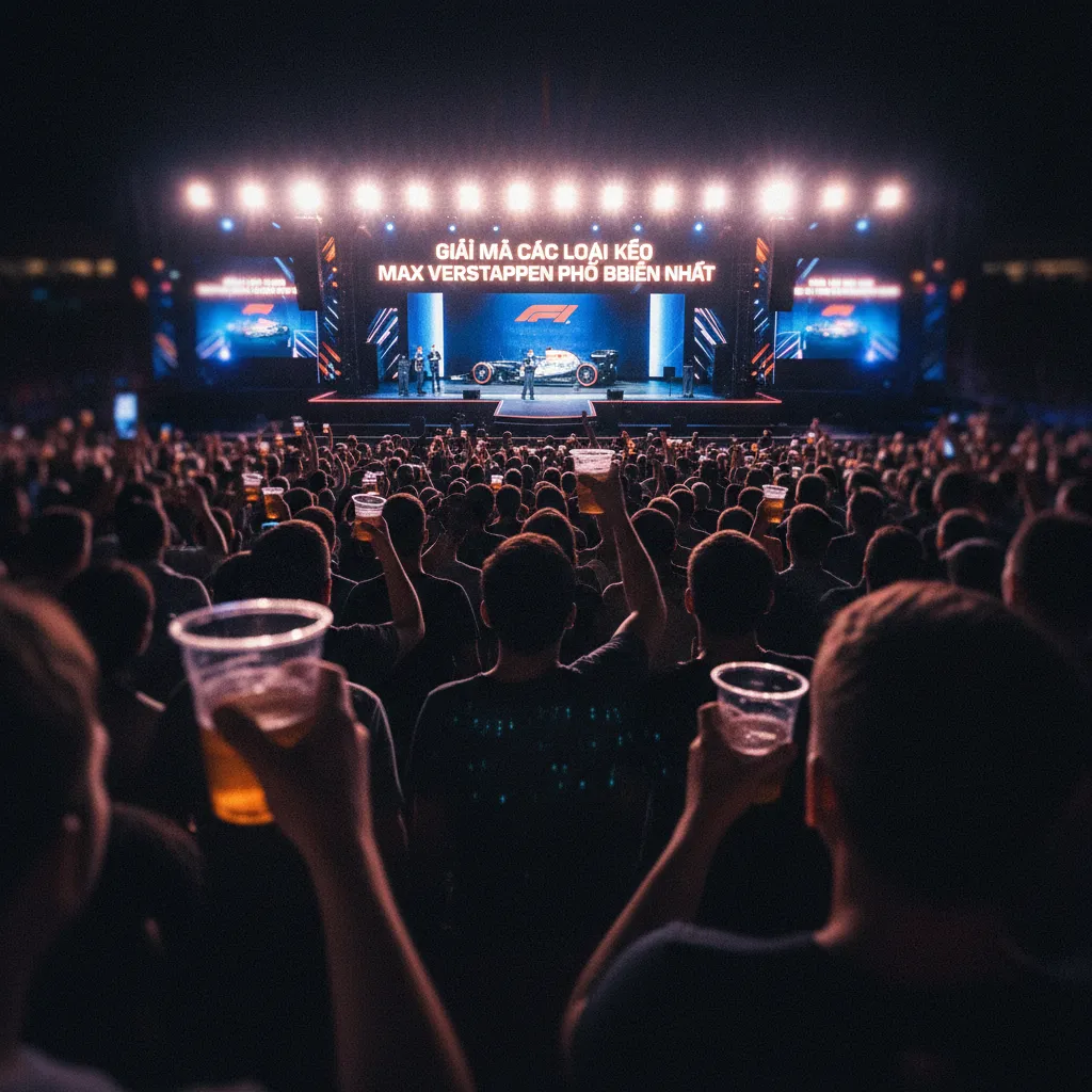 Chiếc xe F1 RB20 của Max Verstappen trên đường đua